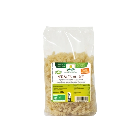 Spirales au riz sans gluten...