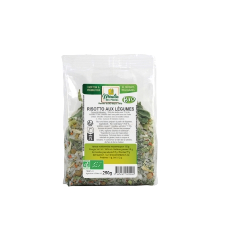 Risotto aux légumes bio