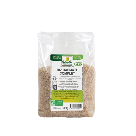 Riz basmati complet bio