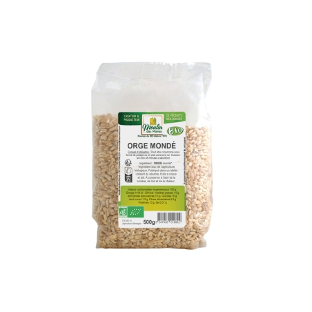 Orge mondé bio