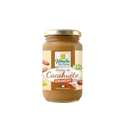 Beurre de cacahuète crunchy bio