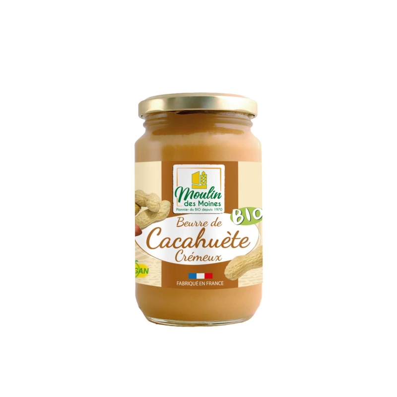 Beurre de cacahuète crémeux bio