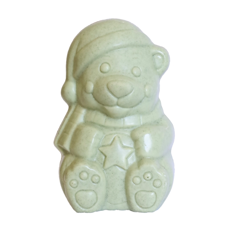 Ourson étoile façon "Dubaï" au chocolat blanc bio