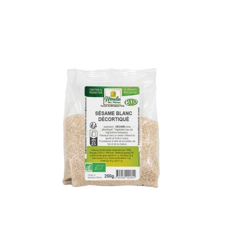 Graines de sésame blanc bio