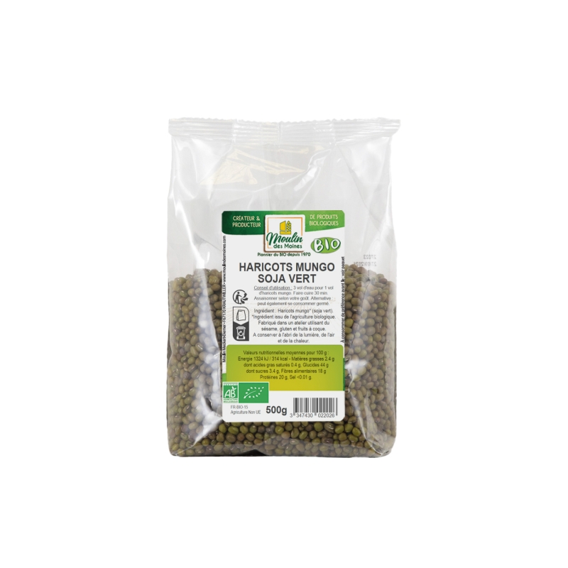 Soja vert mungo bio