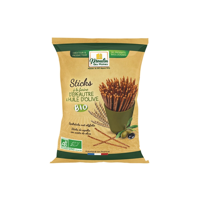 Sticks d'épeautre à l'huile d'olive bio