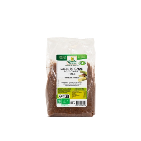 Sucre de canne roux complet...