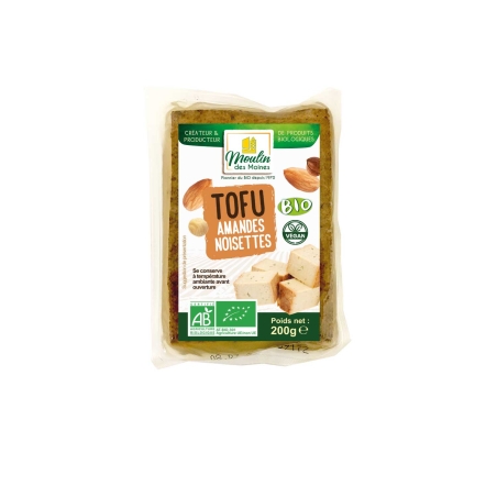 Tofu amande noisette vegan bio