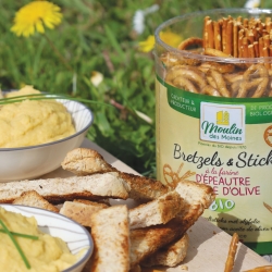 Tubo sticks et bretzels d'épeautre bio