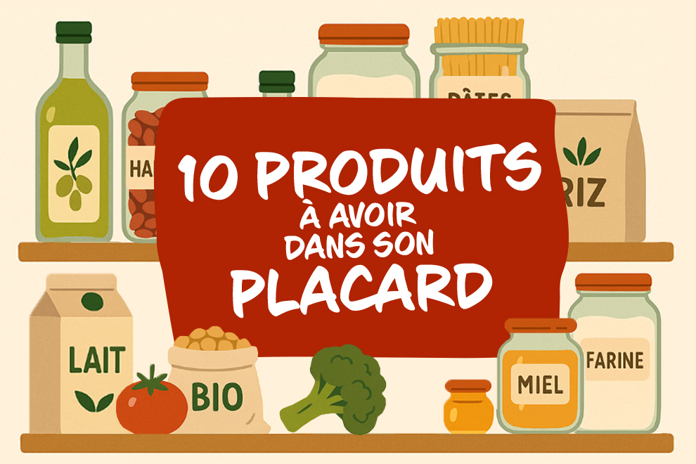 Top 10 des produits d’épicerie sèche bio à avoir dans son placard