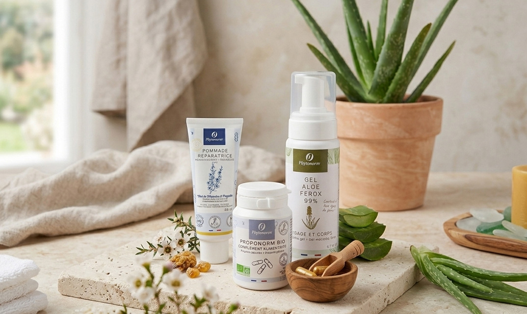 Gamme de produit de cosmétiques bio
