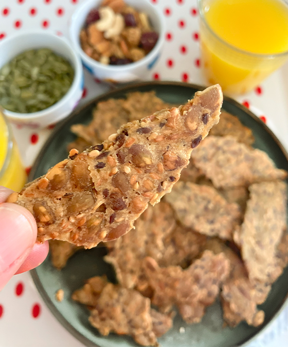 Crackers bio aux graines VEGAN