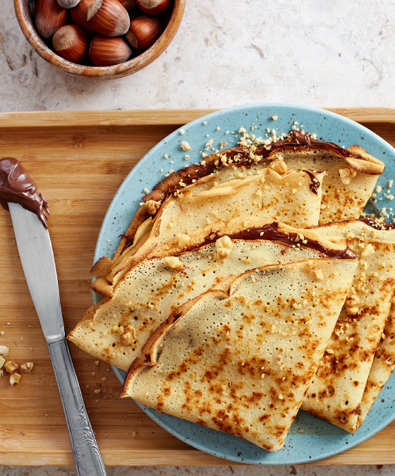 Crêpes à la farine d'épeautre