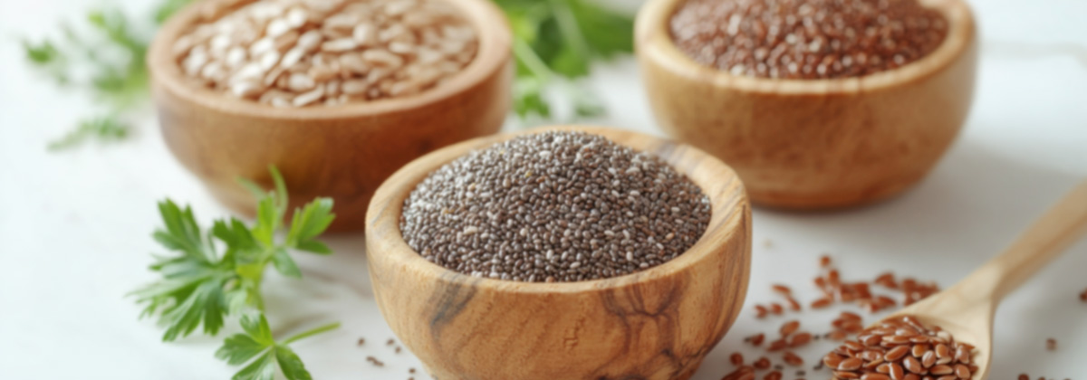 graines de chia, graines de sésame