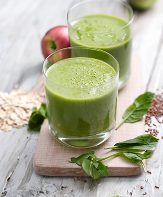 Smoothie antioxydant au lait de coco